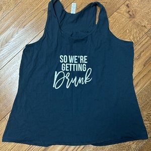 District Women's Gathered Back Tank